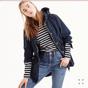JCrew perfect rain jacket NWOT